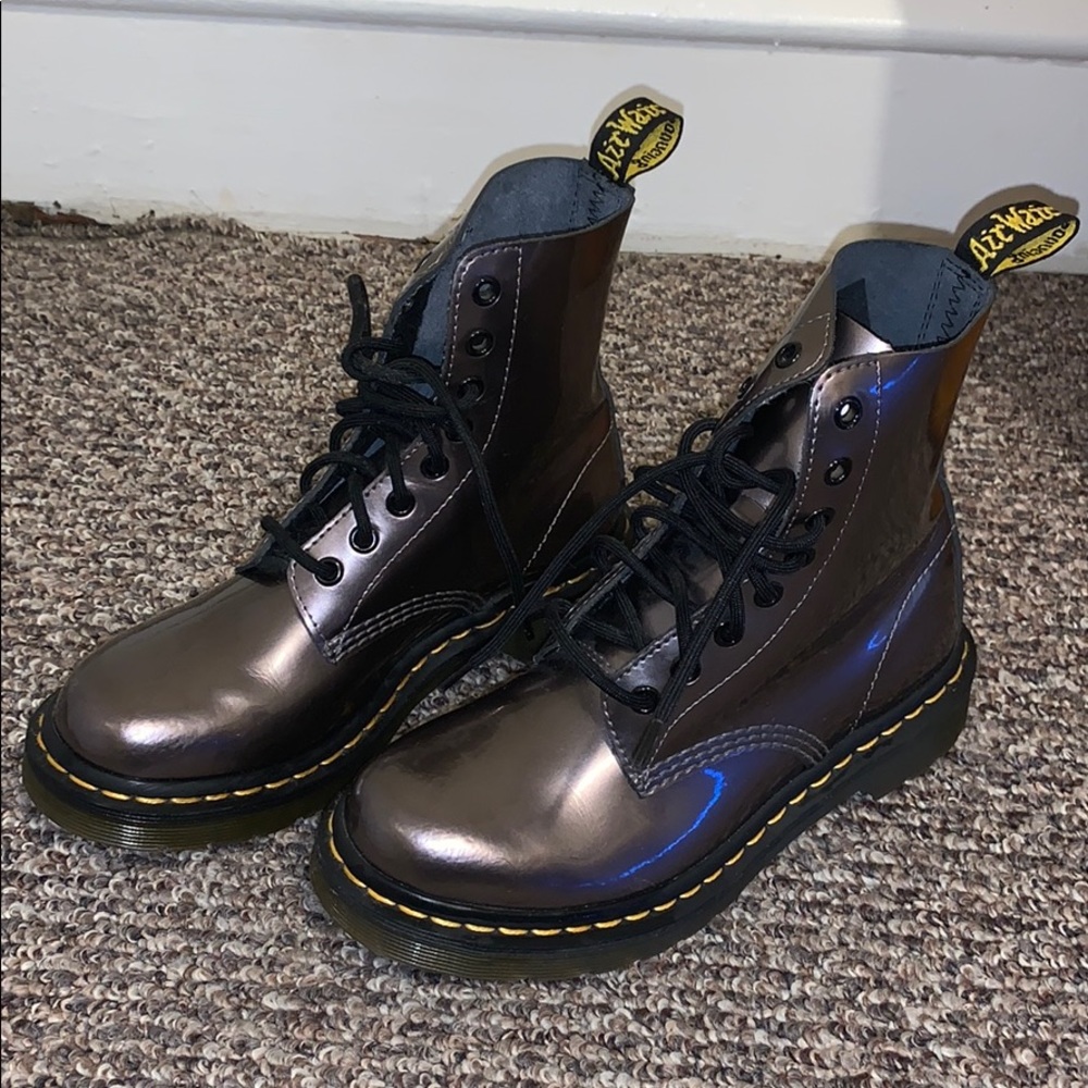 Dr. Martens chrome boots